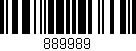 Código de barras (EAN, GTIN, SKU, ISBN): '889989'
