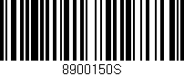 Código de barras (EAN, GTIN, SKU, ISBN): '8900150S'