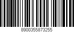 Código de barras (EAN, GTIN, SKU, ISBN): '8900355873255'