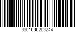 Código de barras (EAN, GTIN, SKU, ISBN): '8901030203244'