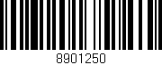 Código de barras (EAN, GTIN, SKU, ISBN): '8901250'