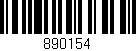 Código de barras (EAN, GTIN, SKU, ISBN): '890154'