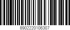 Código de barras (EAN, GTIN, SKU, ISBN): '8902220106307'