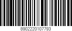 Código de barras (EAN, GTIN, SKU, ISBN): '8902220107793'