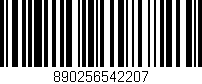 Código de barras (EAN, GTIN, SKU, ISBN): '890256542207'