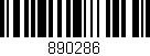 Código de barras (EAN, GTIN, SKU, ISBN): '890286'