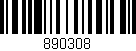 Código de barras (EAN, GTIN, SKU, ISBN): '890308'