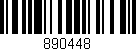 Código de barras (EAN, GTIN, SKU, ISBN): '890448'