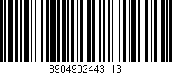 Código de barras (EAN, GTIN, SKU, ISBN): '8904902443113'