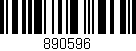 Código de barras (EAN, GTIN, SKU, ISBN): '890596'