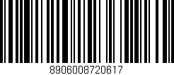 Código de barras (EAN, GTIN, SKU, ISBN): '8906008720617'