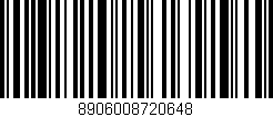 Código de barras (EAN, GTIN, SKU, ISBN): '8906008720648'