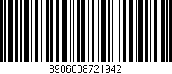 Código de barras (EAN, GTIN, SKU, ISBN): '8906008721942'