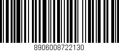 Código de barras (EAN, GTIN, SKU, ISBN): '8906008722130'
