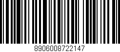Código de barras (EAN, GTIN, SKU, ISBN): '8906008722147'