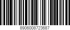 Código de barras (EAN, GTIN, SKU, ISBN): '8906008723687'