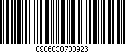 Código de barras (EAN, GTIN, SKU, ISBN): '8906038780926'