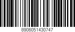 Código de barras (EAN, GTIN, SKU, ISBN): '8906051430747'
