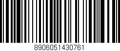 Código de barras (EAN, GTIN, SKU, ISBN): '8906051430761'