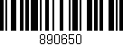 Código de barras (EAN, GTIN, SKU, ISBN): '890650'