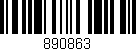 Código de barras (EAN, GTIN, SKU, ISBN): '890863'