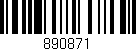 Código de barras (EAN, GTIN, SKU, ISBN): '890871'