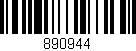 Código de barras (EAN, GTIN, SKU, ISBN): '890944'