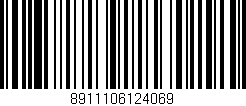 Código de barras (EAN, GTIN, SKU, ISBN): '8911106124069'