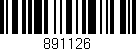 Código de barras (EAN, GTIN, SKU, ISBN): '891126'