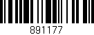 Código de barras (EAN, GTIN, SKU, ISBN): '891177'