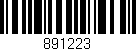 Código de barras (EAN, GTIN, SKU, ISBN): '891223'