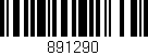 Código de barras (EAN, GTIN, SKU, ISBN): '891290'