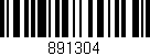 Código de barras (EAN, GTIN, SKU, ISBN): '891304'