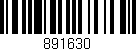 Código de barras (EAN, GTIN, SKU, ISBN): '891630'