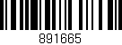 Código de barras (EAN, GTIN, SKU, ISBN): '891665'