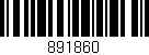 Código de barras (EAN, GTIN, SKU, ISBN): '891860'