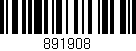 Código de barras (EAN, GTIN, SKU, ISBN): '891908'