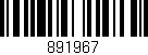 Código de barras (EAN, GTIN, SKU, ISBN): '891967'