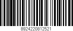 Código de barras (EAN, GTIN, SKU, ISBN): '8924220812521'