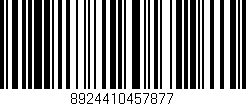 Código de barras (EAN, GTIN, SKU, ISBN): '8924410457877'