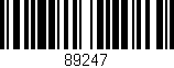 Código de barras (EAN, GTIN, SKU, ISBN): '89247'