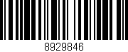 Código de barras (EAN, GTIN, SKU, ISBN): '8929846'