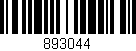 Código de barras (EAN, GTIN, SKU, ISBN): '893044'