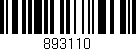 Código de barras (EAN, GTIN, SKU, ISBN): '893110'
