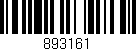 Código de barras (EAN, GTIN, SKU, ISBN): '893161'