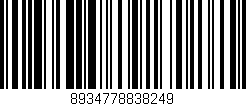 Código de barras (EAN, GTIN, SKU, ISBN): '8934778838249'
