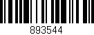 Código de barras (EAN, GTIN, SKU, ISBN): '893544'