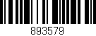Código de barras (EAN, GTIN, SKU, ISBN): '893579'