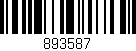 Código de barras (EAN, GTIN, SKU, ISBN): '893587'