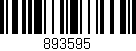 Código de barras (EAN, GTIN, SKU, ISBN): '893595'